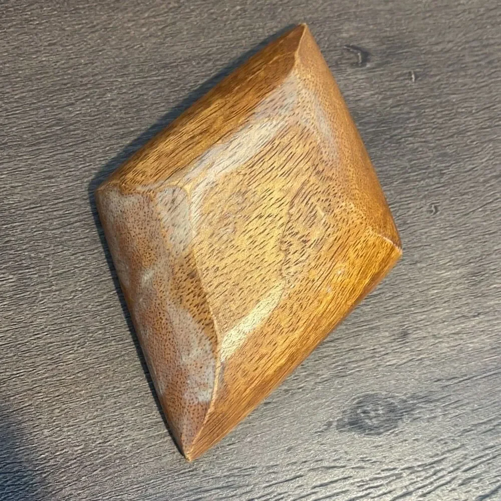 Vintage Wooden Bowl‎ Diamond Playing Card Suits Philippines Monkey Pod